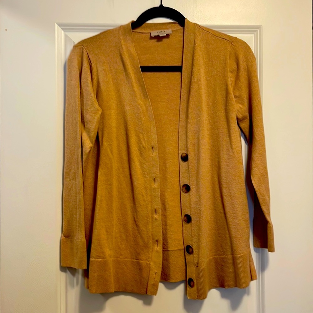 Loft brown cardigan